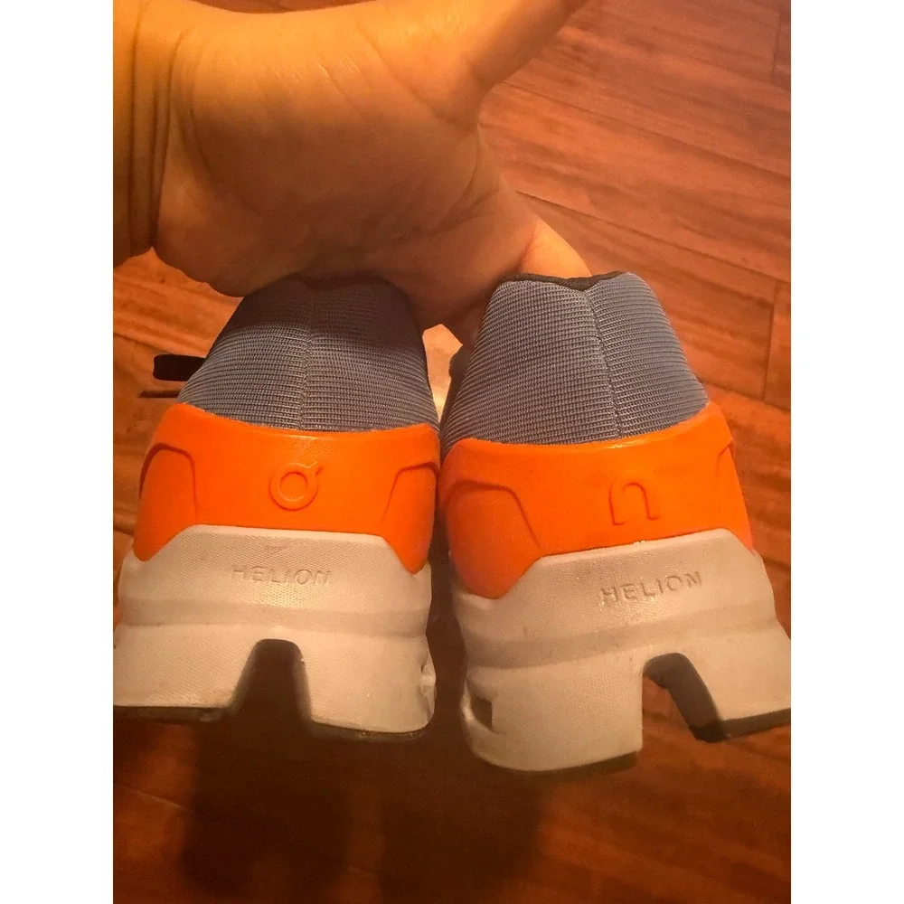 On Cloudstratus Mens Running Shoes Blue Orange US 12.5 Sneaker